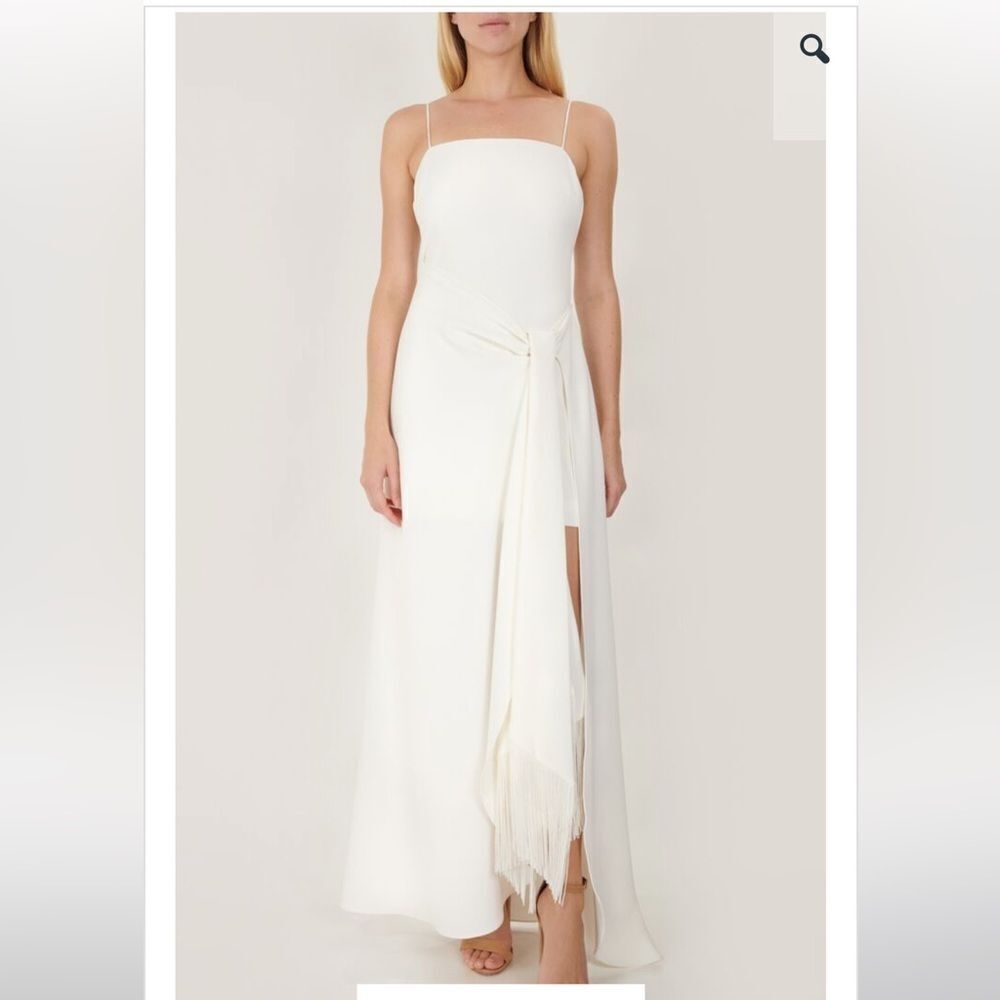 Likely Renata fringed Evening gown NWT
